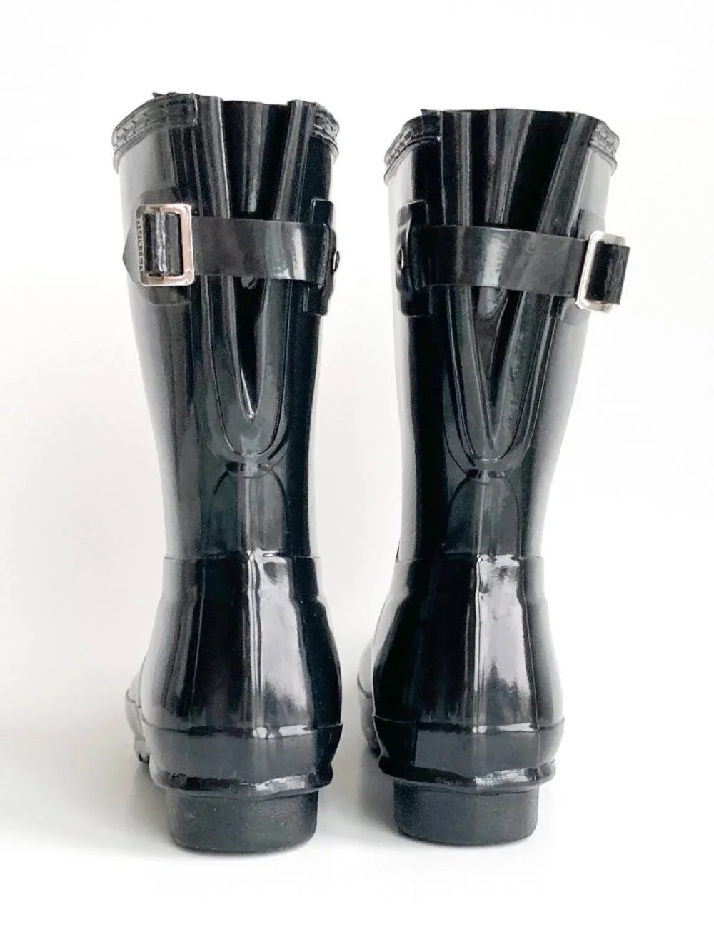 Hunter Original Short Gloss Rain Boots NWOB sz 7